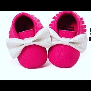 Fushia Hot pink moccasins
